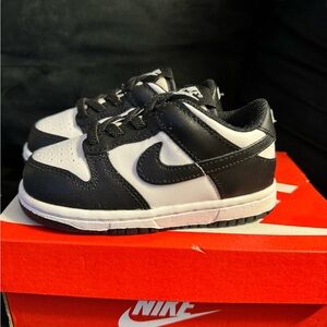 Nike dunk low toddler (panda dunks)